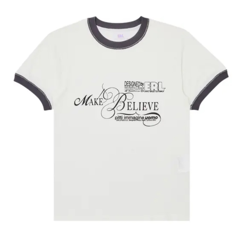 ERL Unisex Make‎ Believe T-Shirt Knit